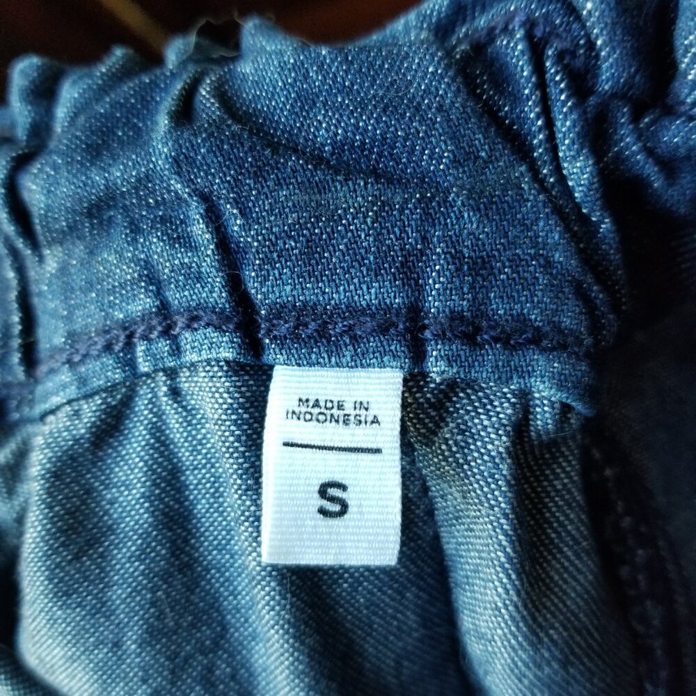 Chambray Palazzo Pants - Picture 7 of 8